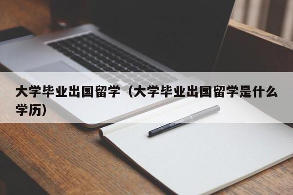 大学毕业出国留学（大学毕业出国留学是什么学历）