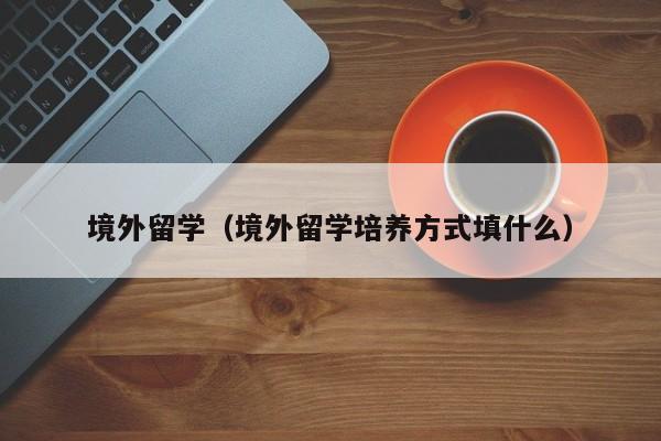 境外留学（境外留学培养方式填什么）