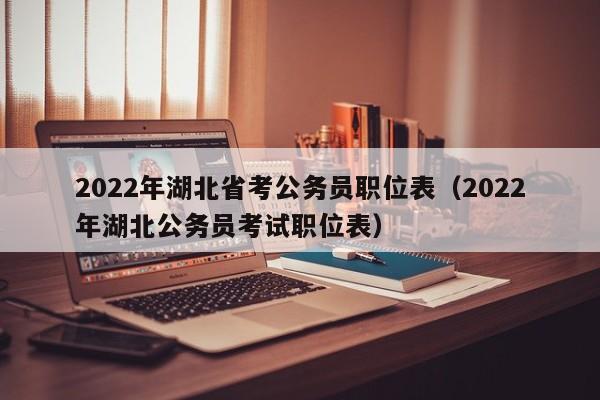 2022年湖北省考公务员职位表（2022年湖北公务员考试职位表）